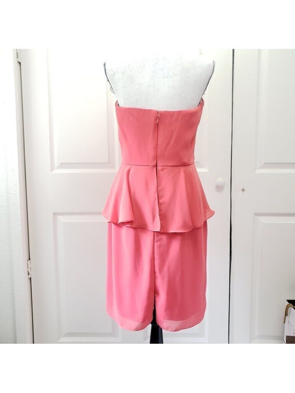 57 Grand Strapless Sweetheart Neckline Cocktail Dress Firecracker Size 10 - Picture 3 of 6